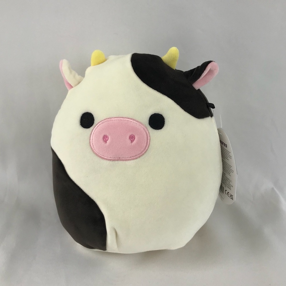 Connor the Cow Squishmallow 8” NWT